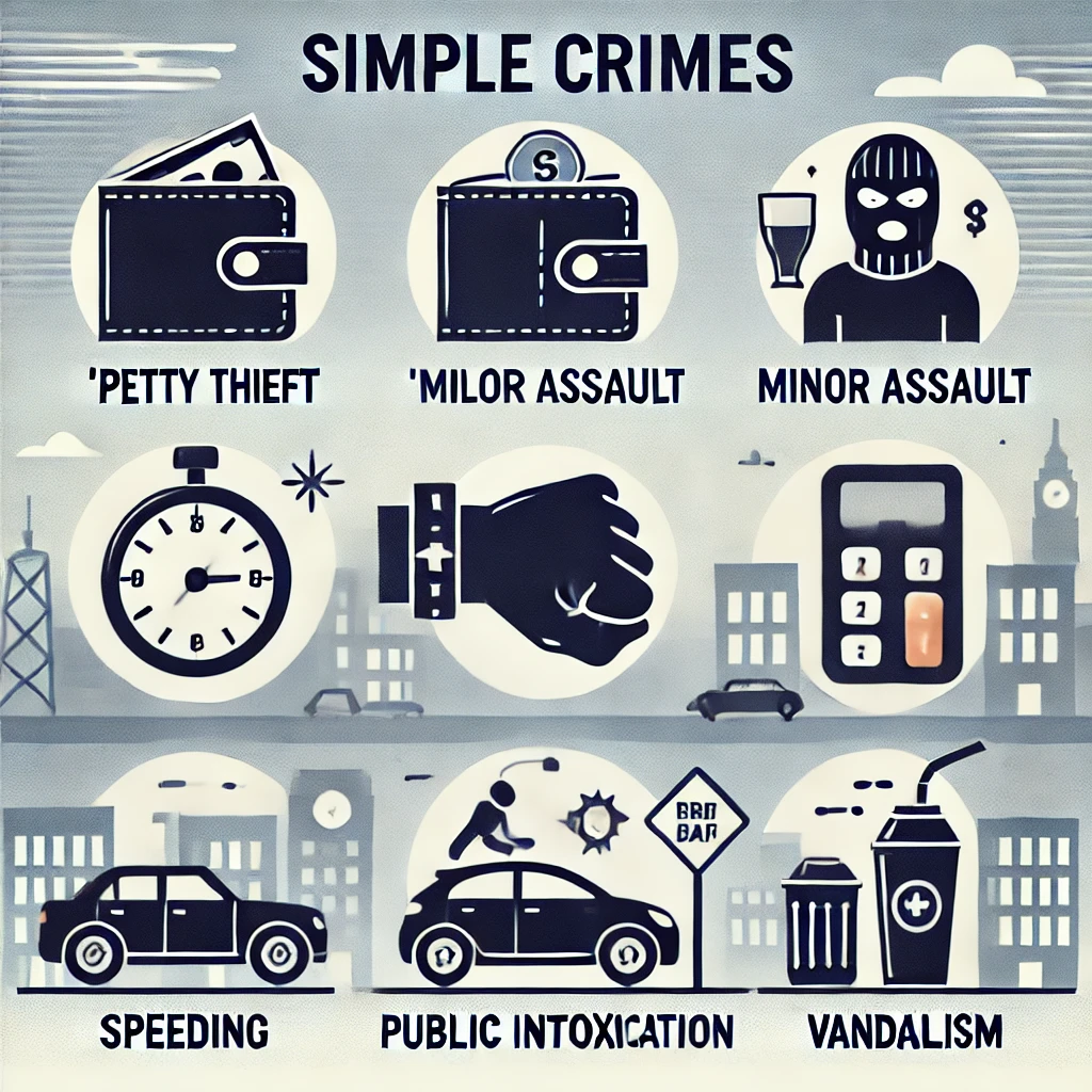 الجرائم البسيطة الفهم والتعامل القانوني مع المخالفات الأقل خطورة 2025