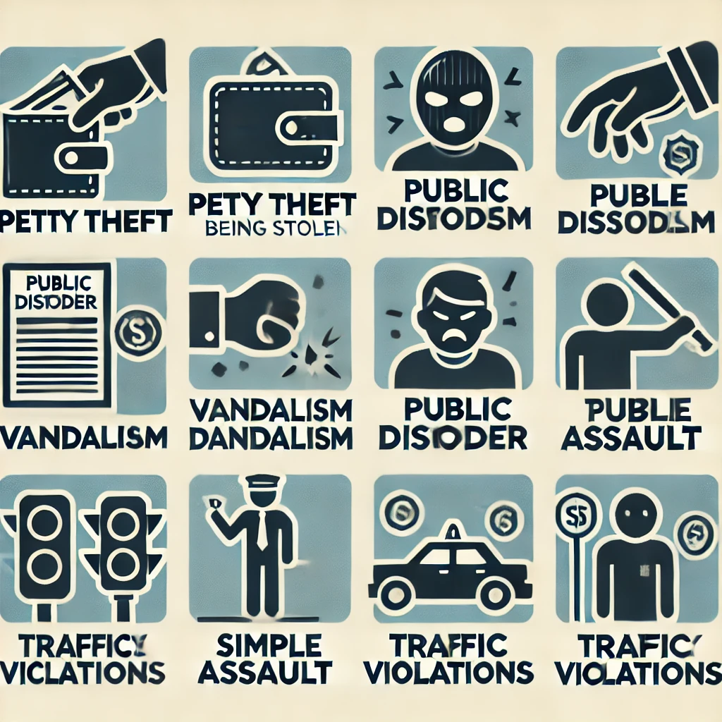 الجرائم البسيطة الفهم والتعامل القانوني مع المخالفات الأقل خطورة 2025