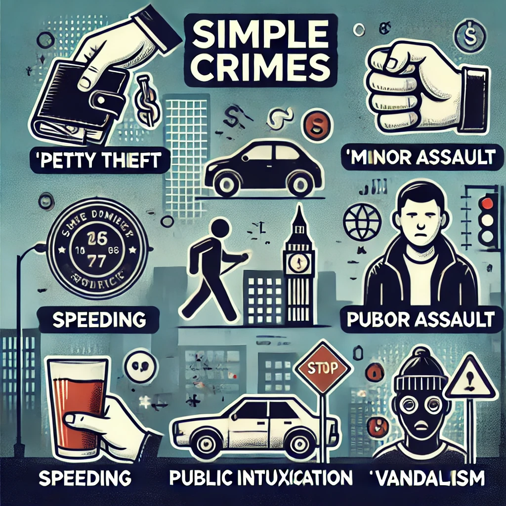 الجرائم البسيطة الفهم والتعامل القانوني مع المخالفات الأقل خطورة 2025